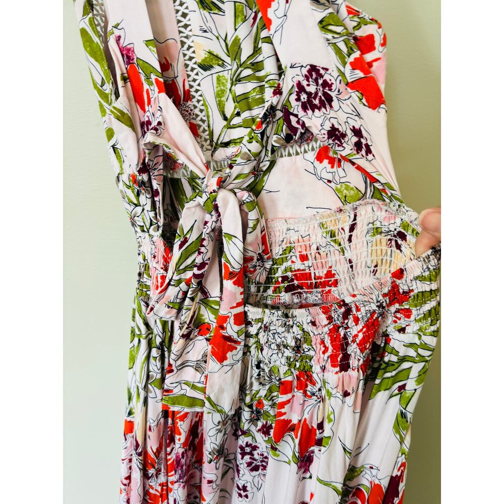Abel The Label Vienna Floral Maxi Dress, Small, Halter - Picture 7 of 13